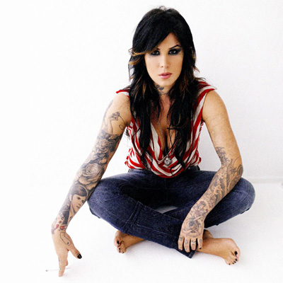 Kat Von D Man Portrait Tattoo